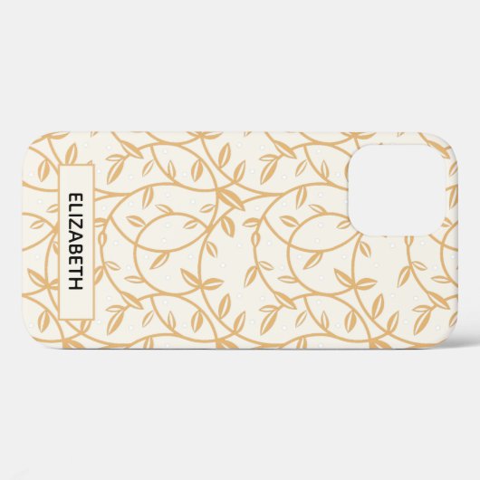 Elegant Gold Vines Case-Mate iPhone Case (Achterkant (horizontaal))