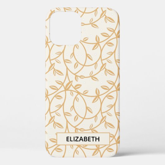Elegant Gold Vines Case-Mate iPhone Case (Achterkant)