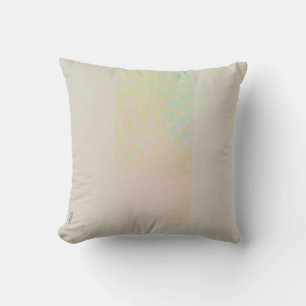 Elegant Gold Violet Abstract Floral Kussen