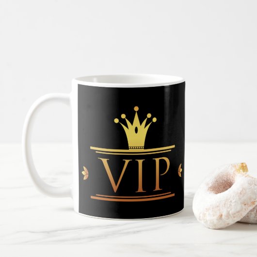 Elegant Gold VIP business koffiekoffie mok (Met donut)