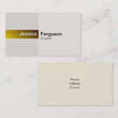 Elegant Gold Visitekaartje (Voorkant / Achterkant)