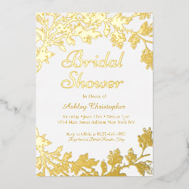 Elegant Gold Vrijgezellenfeest Folie Uitnodiging