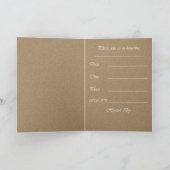 Elegant Gold Vrijgezellenfeest Wenskaart (Binnen)