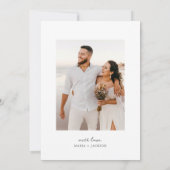 Elegant Gold Wax Seal Sage Green Wedding Kaart (Achterkant)