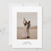 Elegant Gold Wax-zegel, uniek opslagdatum Save The Date (Achterkant)