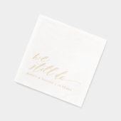 Elegant Gold We Still Do Wedding Anniversary Folie Servetten (Links)