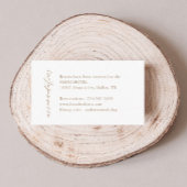 Elegant Gold Wedding Accommodding Enclosure Card Informatiekaartje