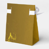 Elegant Gold Wedding Bedankdoosjes (Achterkant)