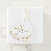 Elegant Gold Wedding Classy  Bedankjes Labels (In situ)