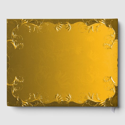 Elegant Gold Wedding Gastenboek (Achterkant)