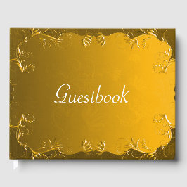 Elegant Gold Wedding Gastenboek
