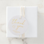 Elegant Gold Wedding Hartelijk dank Bedankjes Labels (Met doos)
