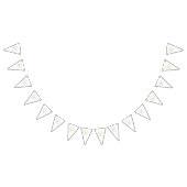 Elegant Gold Wedding Monogram Vlaggetjes (Alle)