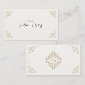 Elegant Gold Wedding Place Card Plaatskaartje (Voorkant / Achterkant)