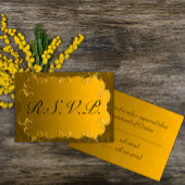 Elegant Gold Wedding RSVP