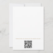 Elegant Gold Wedding Save the Date (Achterkant)