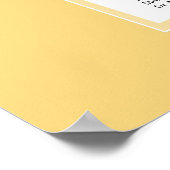 Elegant Gold Wedding Seating Chart Poster (Hoek)