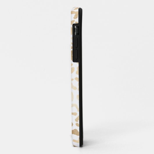 Elegant Gold White Leopard Cheetah Animal Print Case-Mate iPhone Case (Achterkant/links)