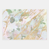 Elegant Gold White Rose - Ontworpen zijde Inpakpapier Vel (Voorkant 3)