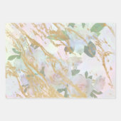 Elegant Gold White Rose - Ontworpen zijde Inpakpapier Vel (Voorkant)