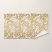 ELEGANT GOLD WITTE RUIMTE BATHROOM TOWEL SET BAD HANDDOEK (Handdoek)