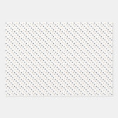 Elegant Gold, zwart en wit, modern kerstfeest Inpakpapier Vel (Voorkant 3)