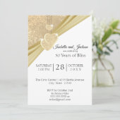 Elegant Golden 50ste Jubileum Kaart (Staand voorkant)