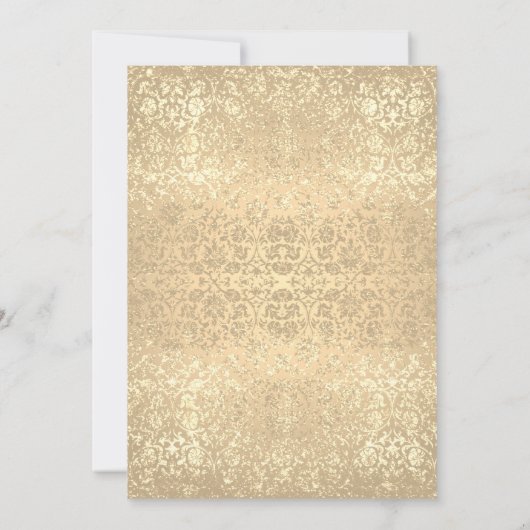 Elegant Golden 50ste Jubileum Kaart (Achterkant)