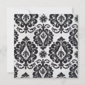 Elegant Golden Accent Gold Wedding Invite Kaart (Achterkant)