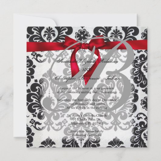 Elegant Golden Accent Gold Wedding Invite Kaart (Voorkant)