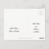 Elegant Golden Bike-fietscyclist Briefkaart (Achterkant)