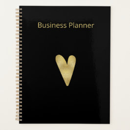Elegant Golden black business Planner