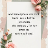 "Elegant Golden Botanical Wedding Invitation - Foi Kaart