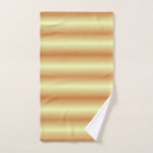 Elegant Golden Brown & Yellow Bad Handdoek (Handdoek)