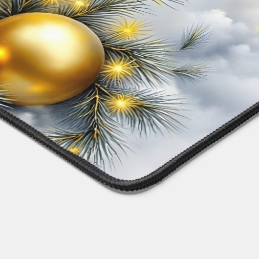 Elegant Golden Christmas Decoration Bureaumat (Hoek)