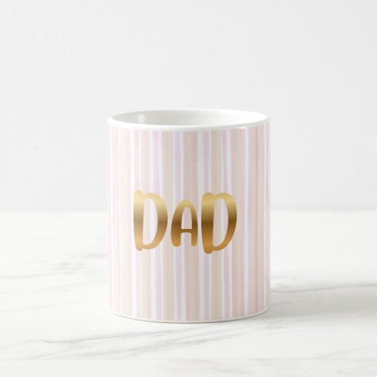 Elegant Golden DAD Mug  Koffiemok (Center)