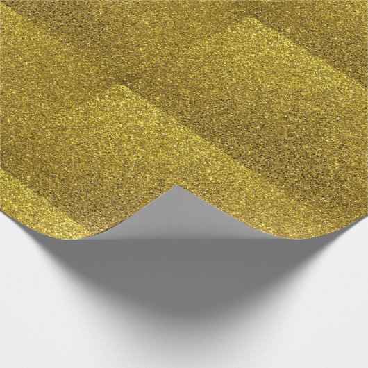 Elegant Golden foil sparkle pot of gold Patrick Cadeaupapier (Hoek)
