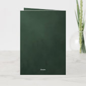 Elegant Golden Four Leaf Clover St. Patricks Day Kaart (Achterkant)