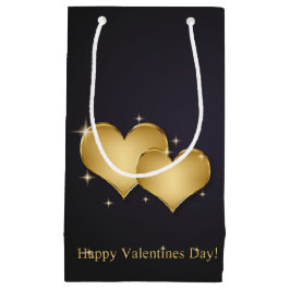 Elegant Golden Hearts Name - Valentijnsdag Klein Cadeauzakje