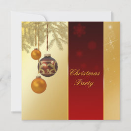 Elegant Golden Kerstmis Kaart