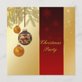 Elegant Golden Kerstmis Kaart