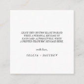 elegant golden lijst dank u uw kaart (Achterkant)