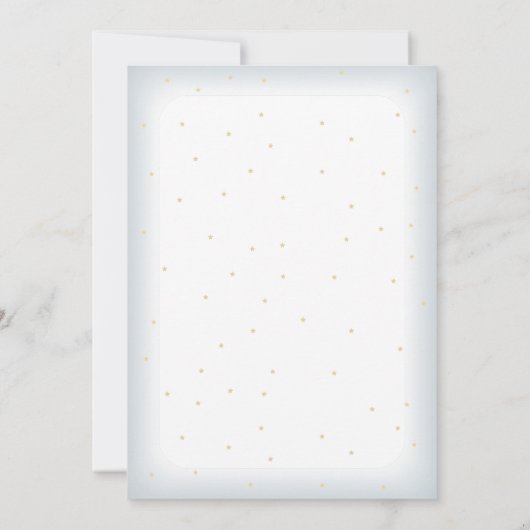 Elegant Golden Moon Celebration Kaart (Achterkant)