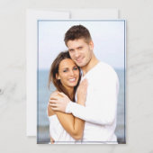 Elegant Golden Palm Branch Wedding Foto Save The Date (Achterkant)