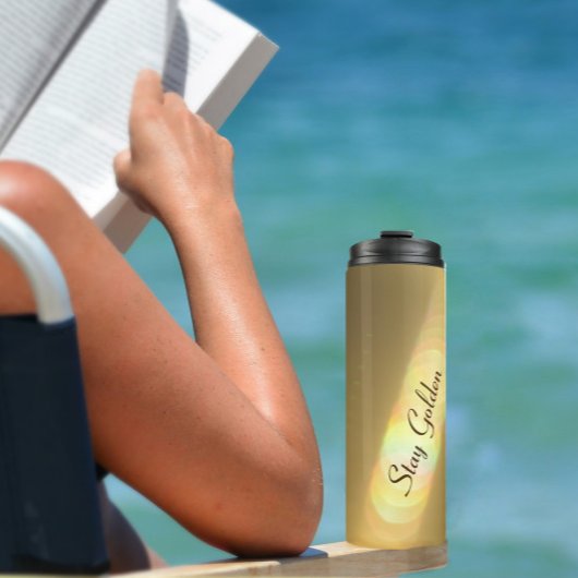 Elegant Golden Rainbow  Thermosbeker