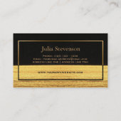 Elegant Golden Sands Horizon Visitekaartje (Achterkant)