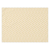 Elegant Golden Snowflakes op Light Champagne Beige Tafelkleed (Voorkant (Horizontaal))