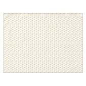Elegant Golden Snowflakes op wit Tafelkleed (Voorkant (Horizontaal))