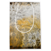 Elegant golden textured design for all projects medium cadeauzakje (Voorkant)