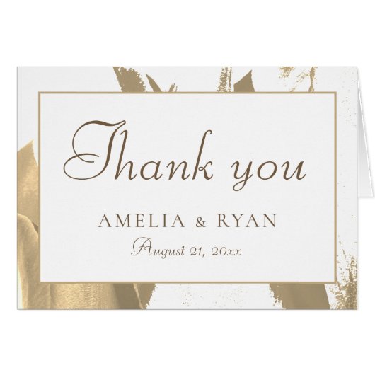 Elegant Golden Tulip Floral Weddenschap Hartelijk (Voorkant Horizontaal)